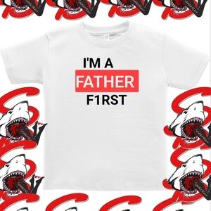 White Graphic Father's Day T-Shirt
